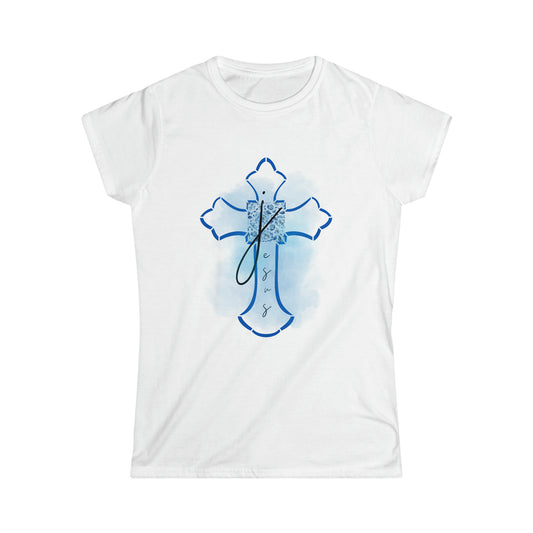 Jesus Cross Women's Softstyle T-Shirt