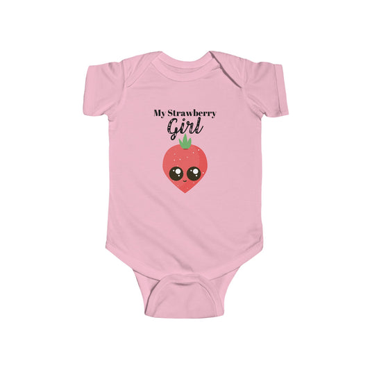 My Strawberry Girl Baby Onesie