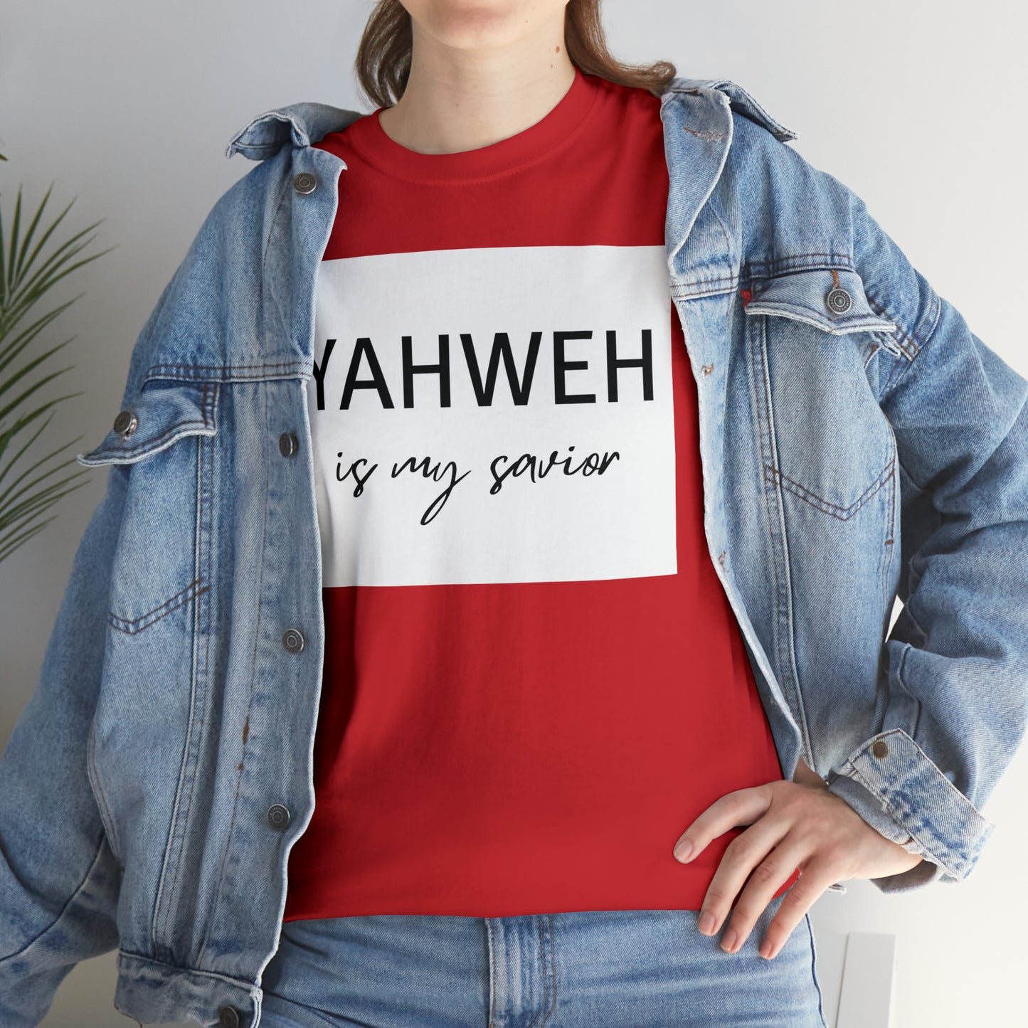 Unisex Tee (Yahweh is my savior)