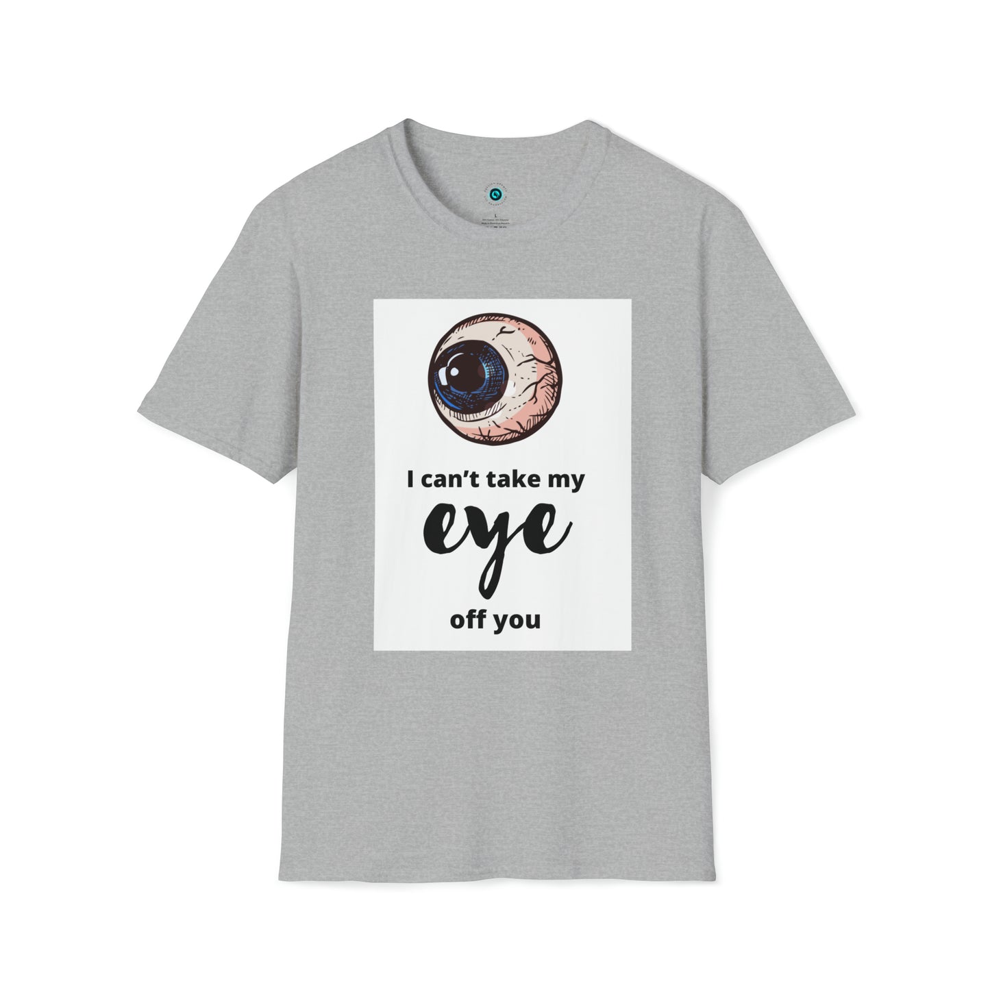 Halloween Unisex Softstyle T-Shirt (i can’t take my eye off you)