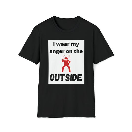 Men’s Softstyle T-Shirt (I wear my anger on the outside)