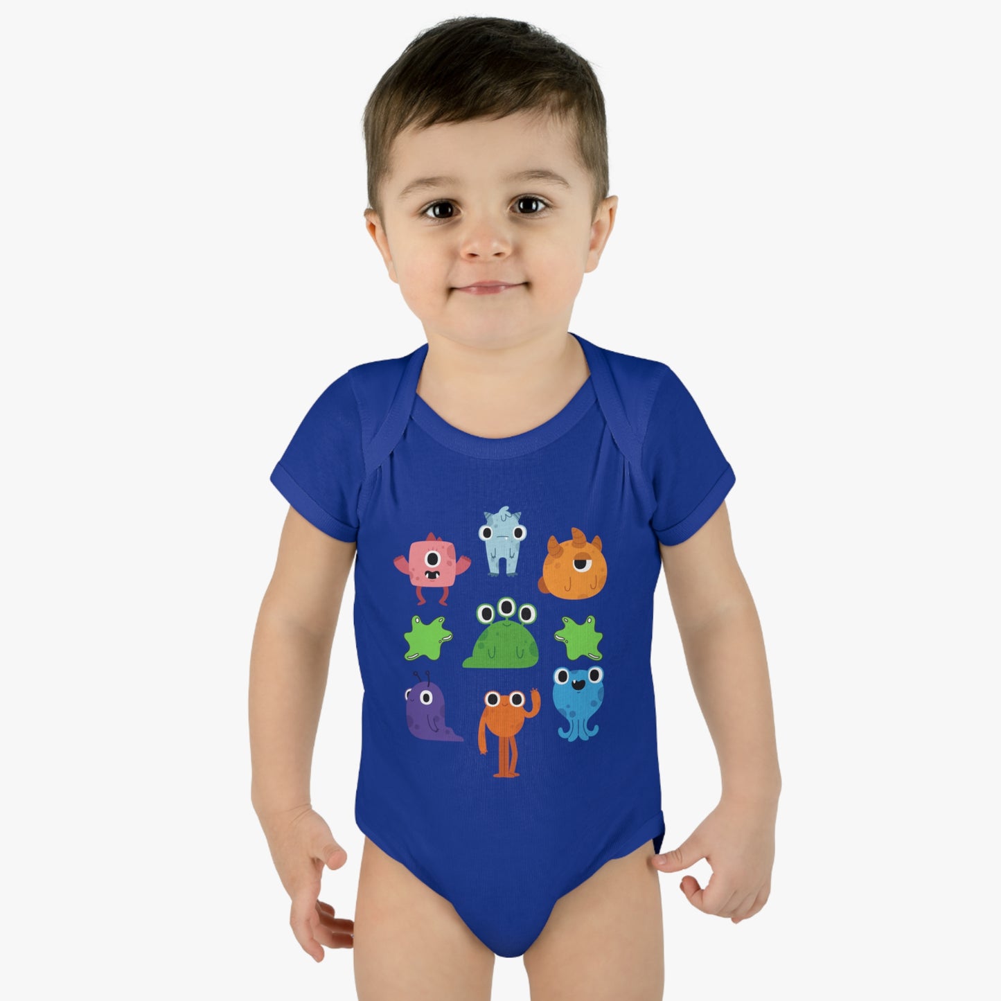 Halloween Monsters Baby Bodysuit (unisex)