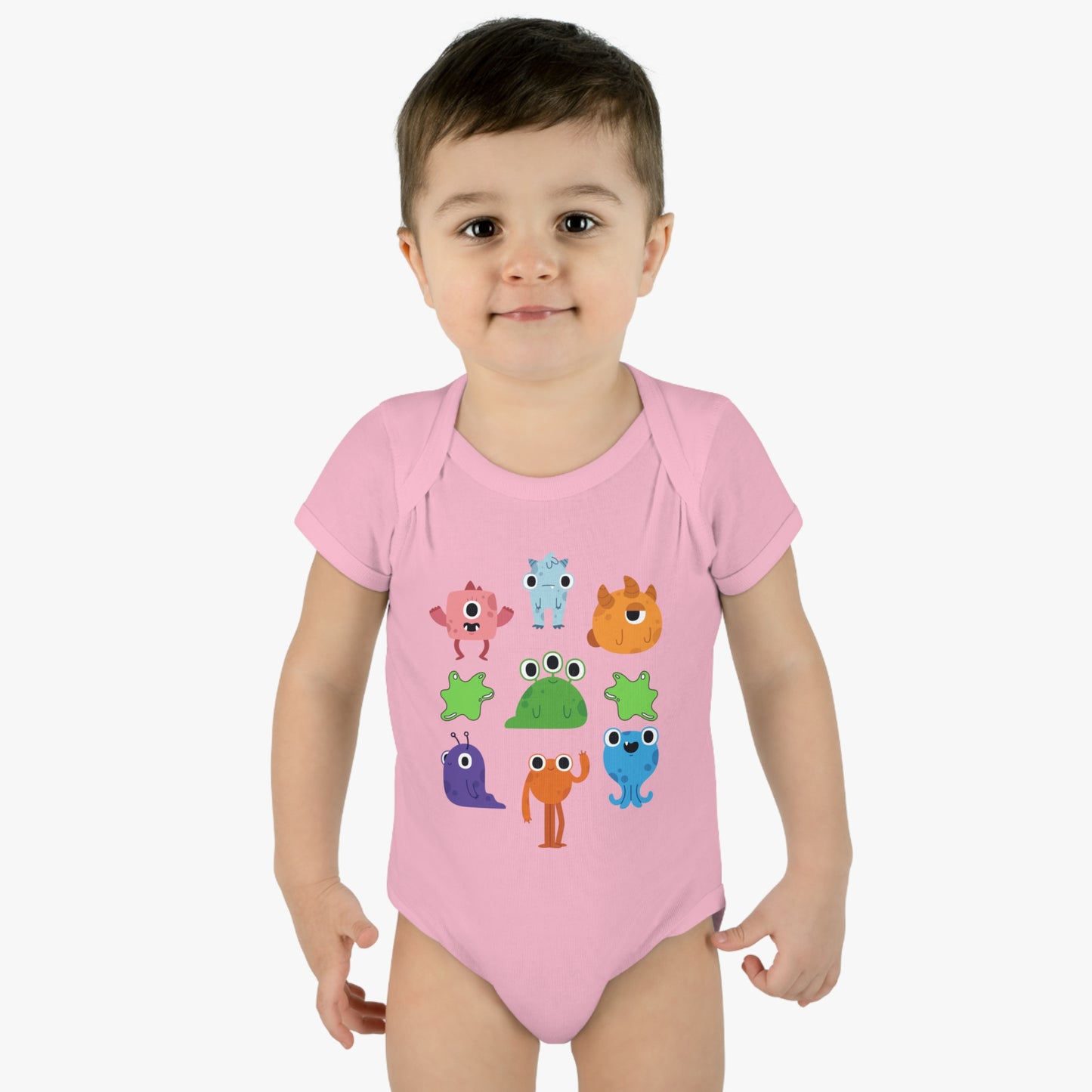 Halloween Monsters Baby Bodysuit (unisex)