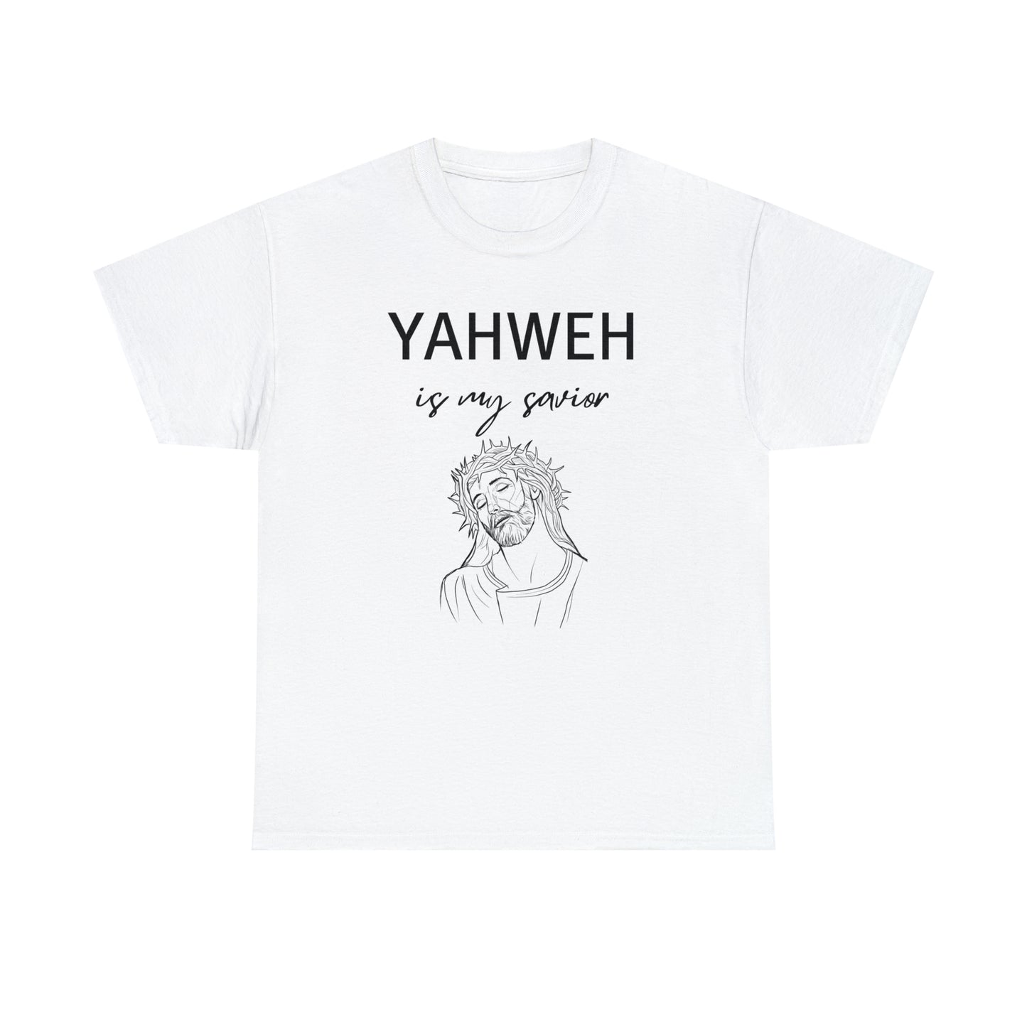 Unisex Tee (Yahweh Is My Savior) with Jesus design