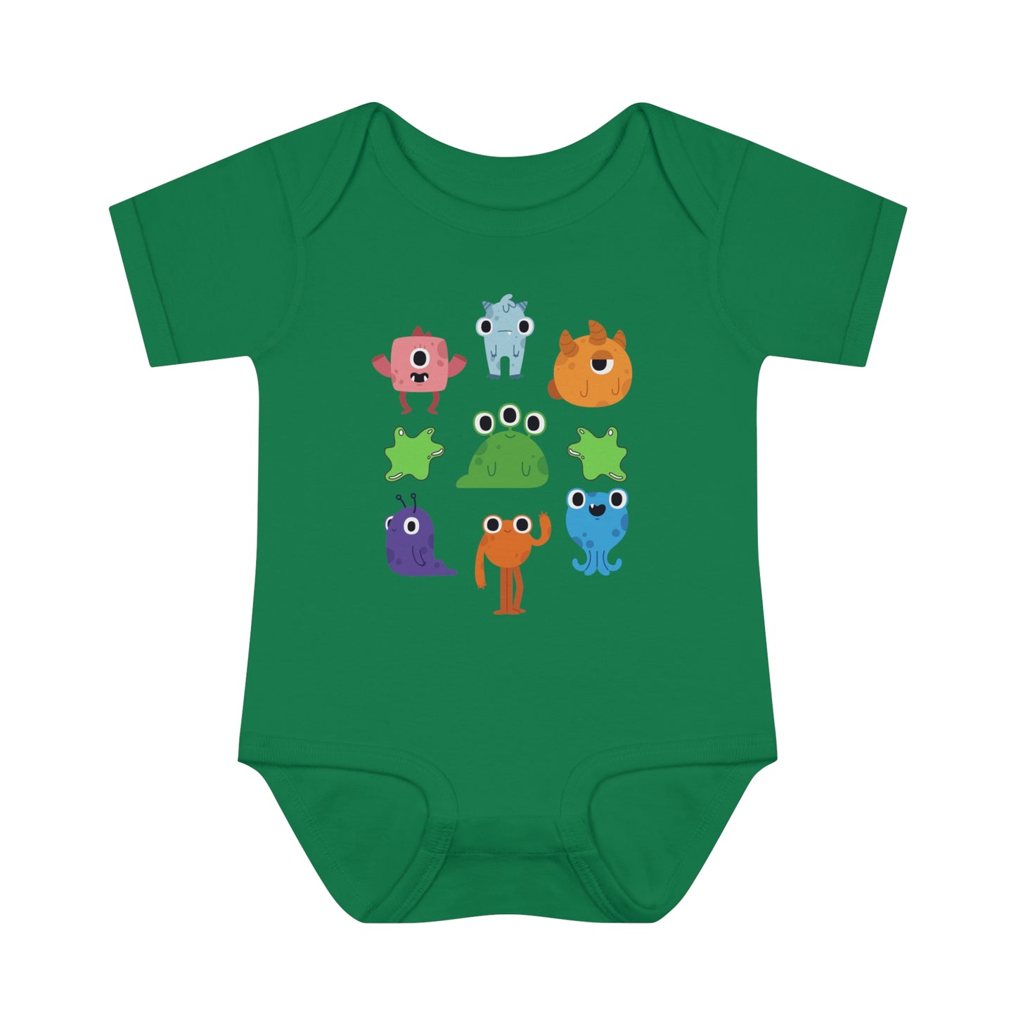 Halloween Monsters Baby Bodysuit (unisex)