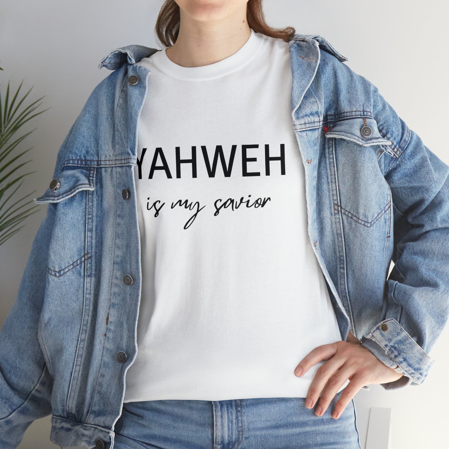 Unisex Tee (Yahweh is my savior)