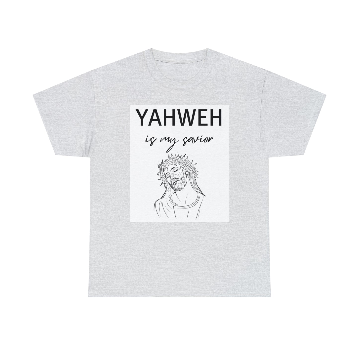 Unisex Tee (Yahweh Is My Savior) with Jesus design