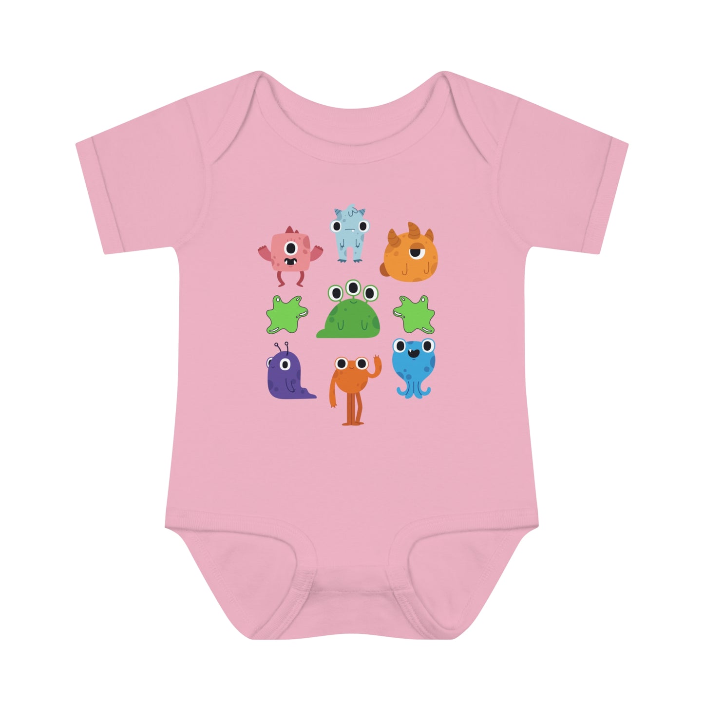 Halloween Monsters Baby Bodysuit (unisex)