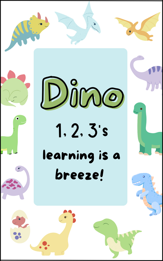 Dino 1, 2, 3s Workbook