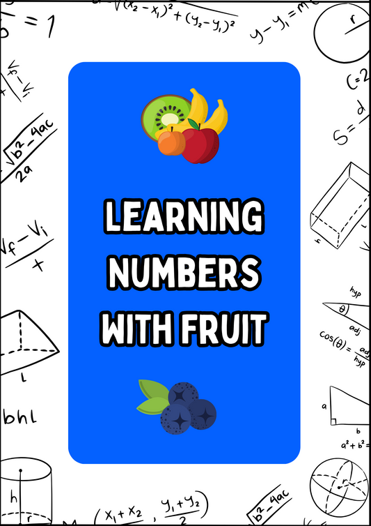 Learning Numbers With Fruit (digital book)